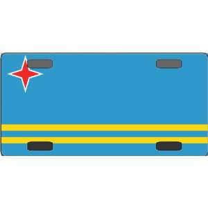 Aruba Flag Vanity License Plate