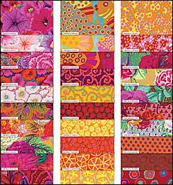 Kaffe Fassett COLLECTIVE FIRE 6 Charm Pack Quilting Fabric Squares 