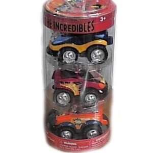   Cars Set with Syndrome, Dash, and Mr. Incredible Car Toys & Games