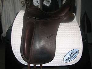 Used County Perfection Dressage Saddle 16.5 Brown  