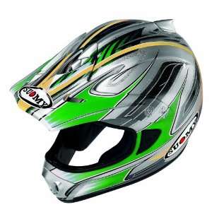  Suomy Spectre Silver/Green Small Off Road Helmet 