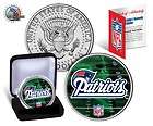 NEW ENGLAND PATRIOTS NFL JFK US Half Dollar Coin w/BOX