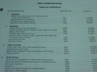 Case 680K Loader Backhoe Service Repair Manual Book  