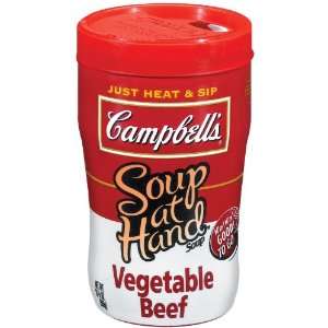 Campbells Soup At Hand Ready to Serve Vegetable Beef   8 Pack  