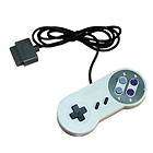 New Replacement Wired Controller for Super Nintendo SNES NES white