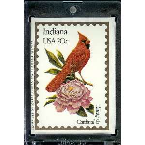  1991 Bon Air Indiana Stamp Replica Trading Card #14 