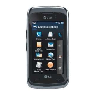 New ATT Unlocked LG Encore GT550 Black Touchscreen GSM Cell Phone 