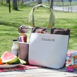 Insulated Picnic Lunch Tote Bag Wedding Bridesmaid Gift  