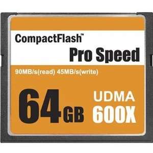  3C Pro 64GB 600X UDMA Extreme Speed Compact Flash Memory 