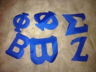 ZETA PHI BETA SIGMA Iron on Greek Letters for Sorority or Fraternity 