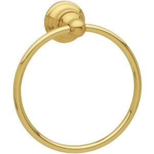   3504.030 Edgewater Towel Ring, Polished Brass