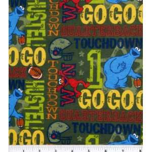  Flannel Print Elmo/Cookie Touchdown