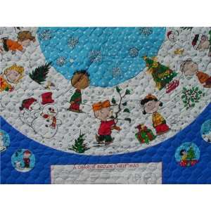  45 Wide Tree Skirt Peanuts Christmas Fabric By The Yard 