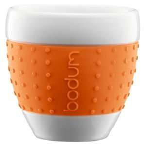 Bodum Pavina Espresso Cup   Silicone Grip   Orange  