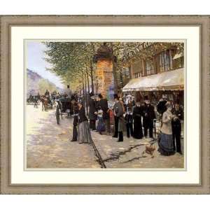  Paris on the Boulevard, 1890 by Jean Beraud   Framed 