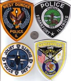 ILLINOIS POLICE DEPARTMENT PATCH WEST DUNDEE IL OFFICER  