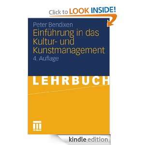 Einführung in das Kultur  und Kunstmanagement (German Edition) Peter 