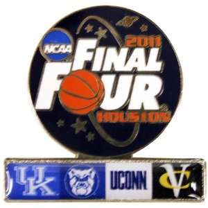  NCAA 2011 Final Four 4 Teams Pin