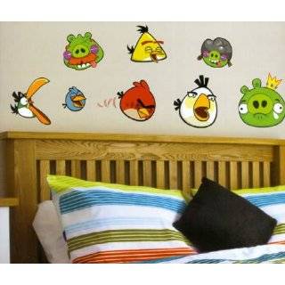 ANGRY BIRDS wall decal stickers peel and stick BIG 36 stick ups