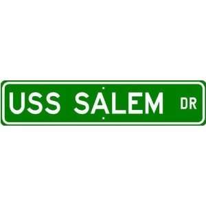  USS SALEM CA 139 Street Sign   Navy