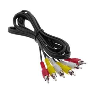  6ft RCA Gold Plated A/V Composite Cable Electronics