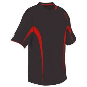 Diadora Ermano Custom Soccer Jerseys 321   BLACK/RED YS  