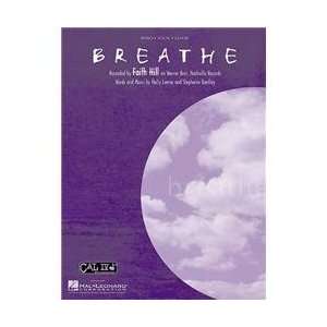  Hal Leonard Faith Hill Breathe Piano, Vocal, Guitar Sheet 