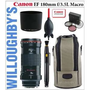 com Canon Telephoto EF 180mm f/3.5L Macro USM Autofocus Lens + Canon 