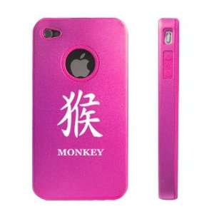  Apple iPhone 4 4S 4G Hot Pink D929 Aluminum & Silicone 