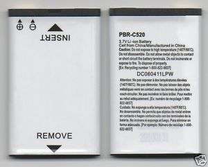 NEW BATTERY FOR PANTECH C520 PN C520 BREEZE AT&T  