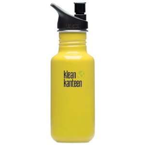  Klean Kanteen 609589 Yellow 18 Oz Sport Cap Bottle 