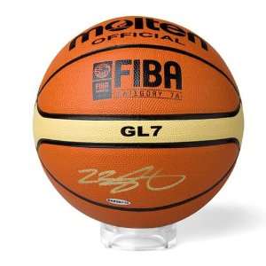 Upper Deck LeBron James Autographed Team USA Basketball  