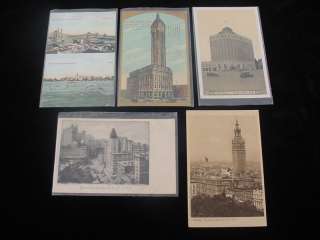 Vintage NEW YORK City Landmark POST CARDS 1900  