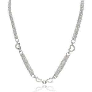  925 Sterling Silver Toned All My Love Necklace Jewelry
