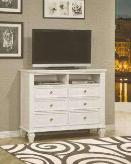 Sandy Beach White Tv Dresser by Coaster Furniture #2013  