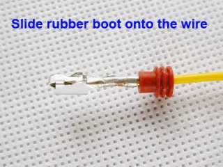 female plug assembling steps below high quality 2 pin waterproof