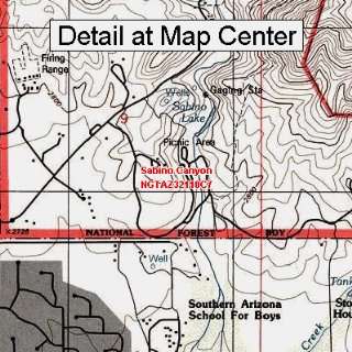   Map   Sabino Canyon, Arizona (Folded/Waterproof)