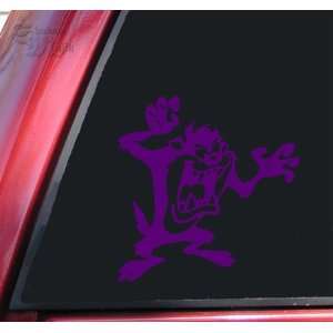  Taz Tasmanian Devil Vinyl Decal Sticker   Purple 