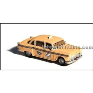  GHQ N Scale Checker Taxi Cab w/Decals Kit Toys & Games