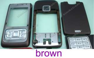 For Nokia E65 E 65 Full Housing Case cover Tool Brown  