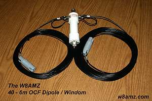 40 6 Meter OCF Dipole / Windom Antenna W/ 41 Balun, 2kw, G5RV, Multi 