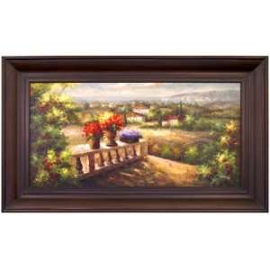 Artmasters Collection PA88760 69594 Tuscan Terrace View III Framed Oil 