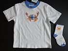 NWT Janie & and Jack At the Cape Size 3 Crab T shirt+So