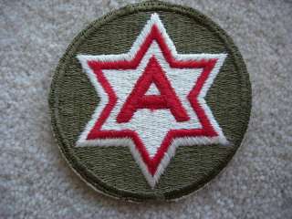 WW2 6th US Army cloth patch Pacific Theater  