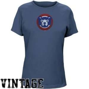 Womens Chicago Cubs Big Time Play 2 Garment Washed Tshirt  