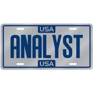  New  Usa Analyst Programmer  License Plate Occupations 