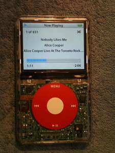 iPod 5th Gen. Custom Clear Vu U2 New Parts 6 Mo. Warranty 