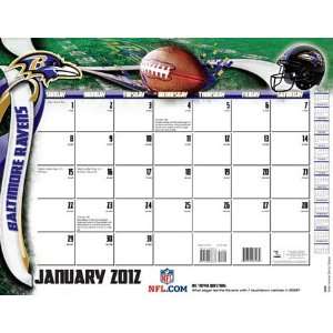    Turner Baltimore Ravens 2012 22x17 Desk Calendar