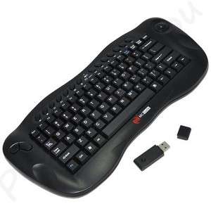RF 2.4Ghz HTPC USB Wireless Keyboard with trackball mouse New  