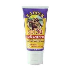  SPF 30 Face & Body Sunscreen 2.9 Ounce   WS Badger Company 